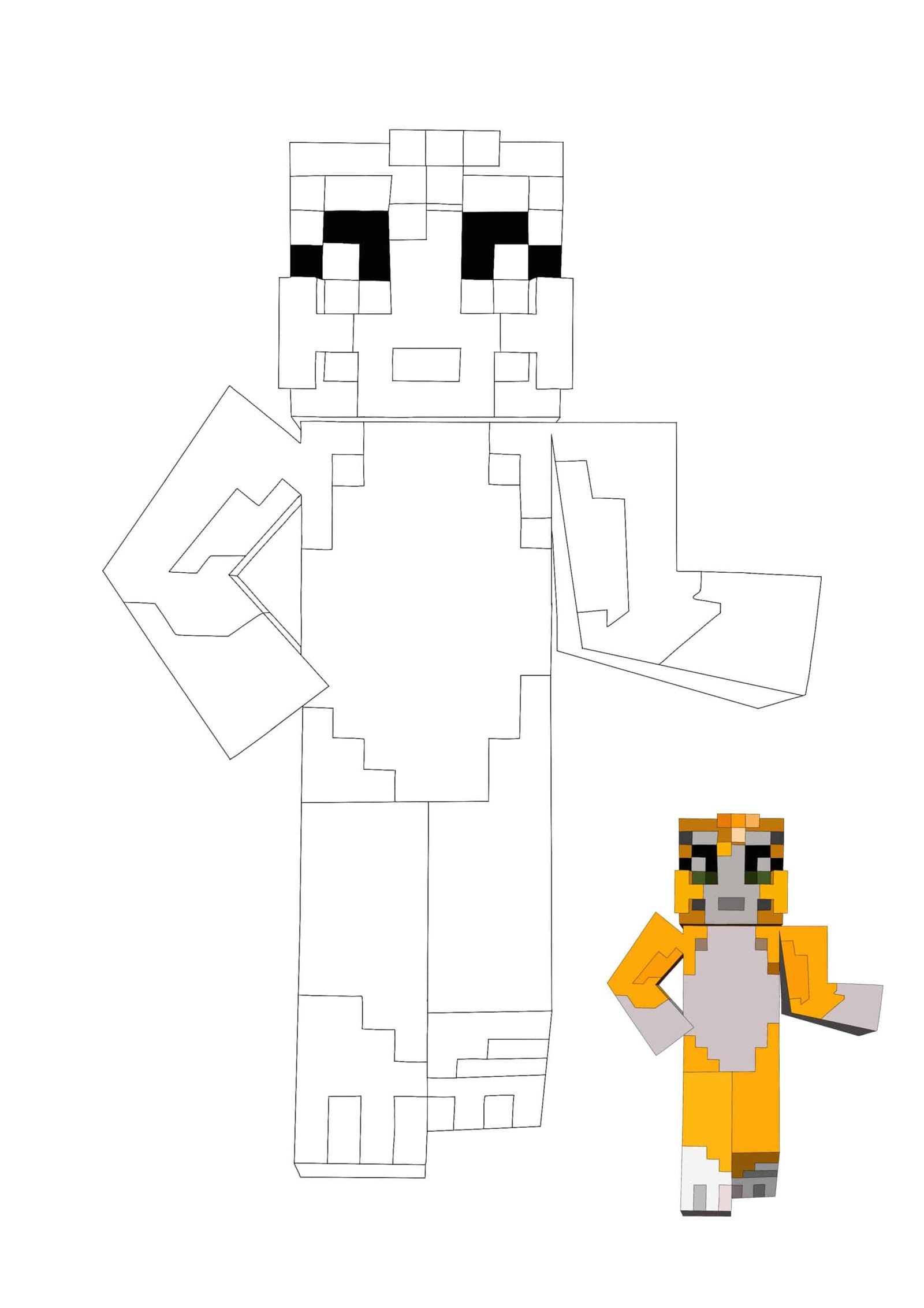 Minecraft Stampy Cat Coloring Pages 2 Free Coloring Sheets 2021
