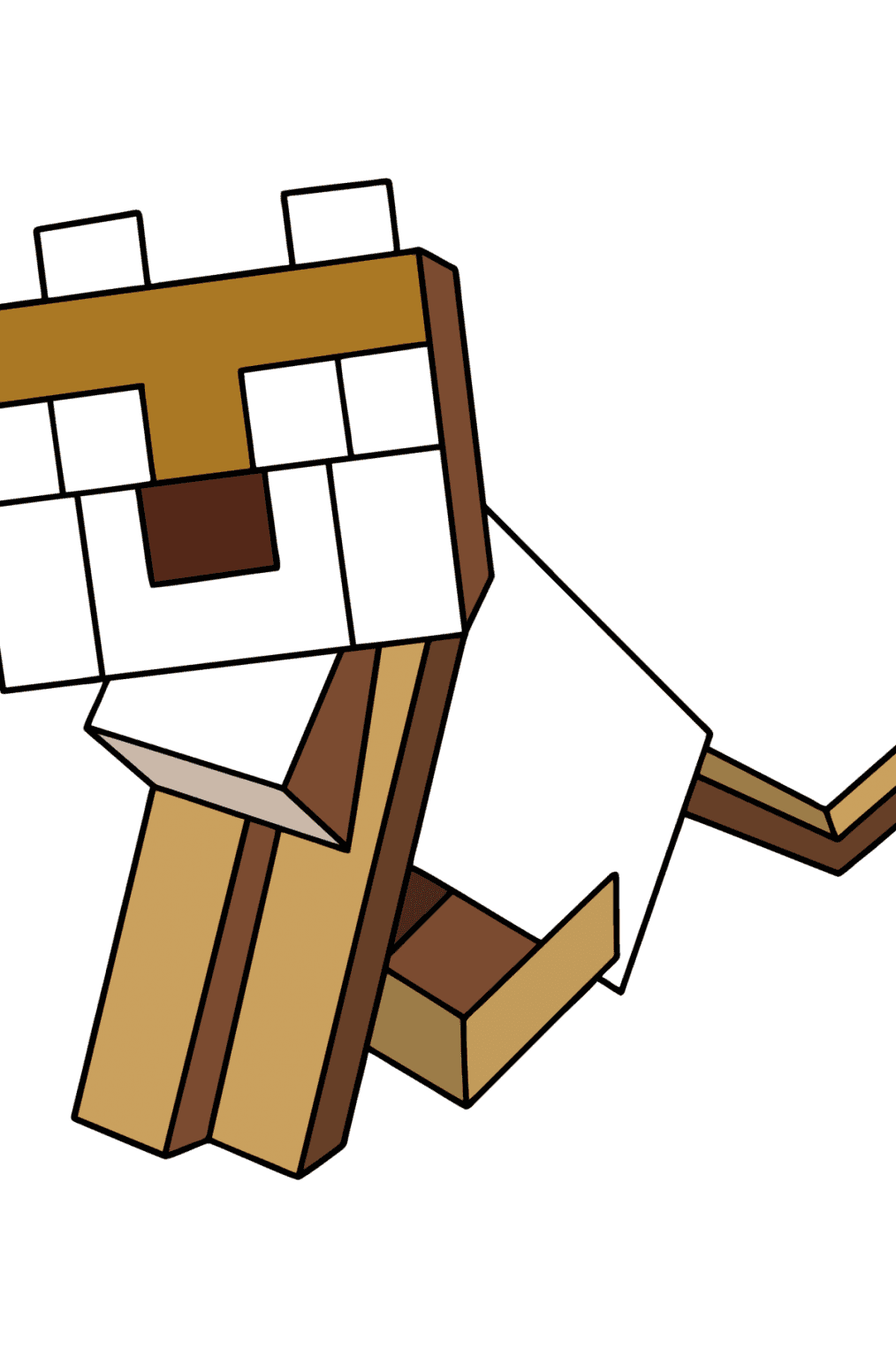 Minecraft Stampy Coloring Page Online And Print For Free