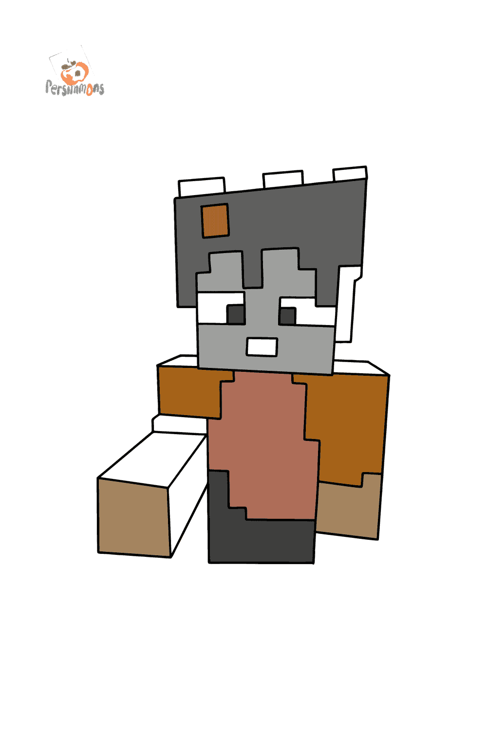 Minecraft Stampy Coloring Page Stampy Coloring For Kids Minecraft Stampy