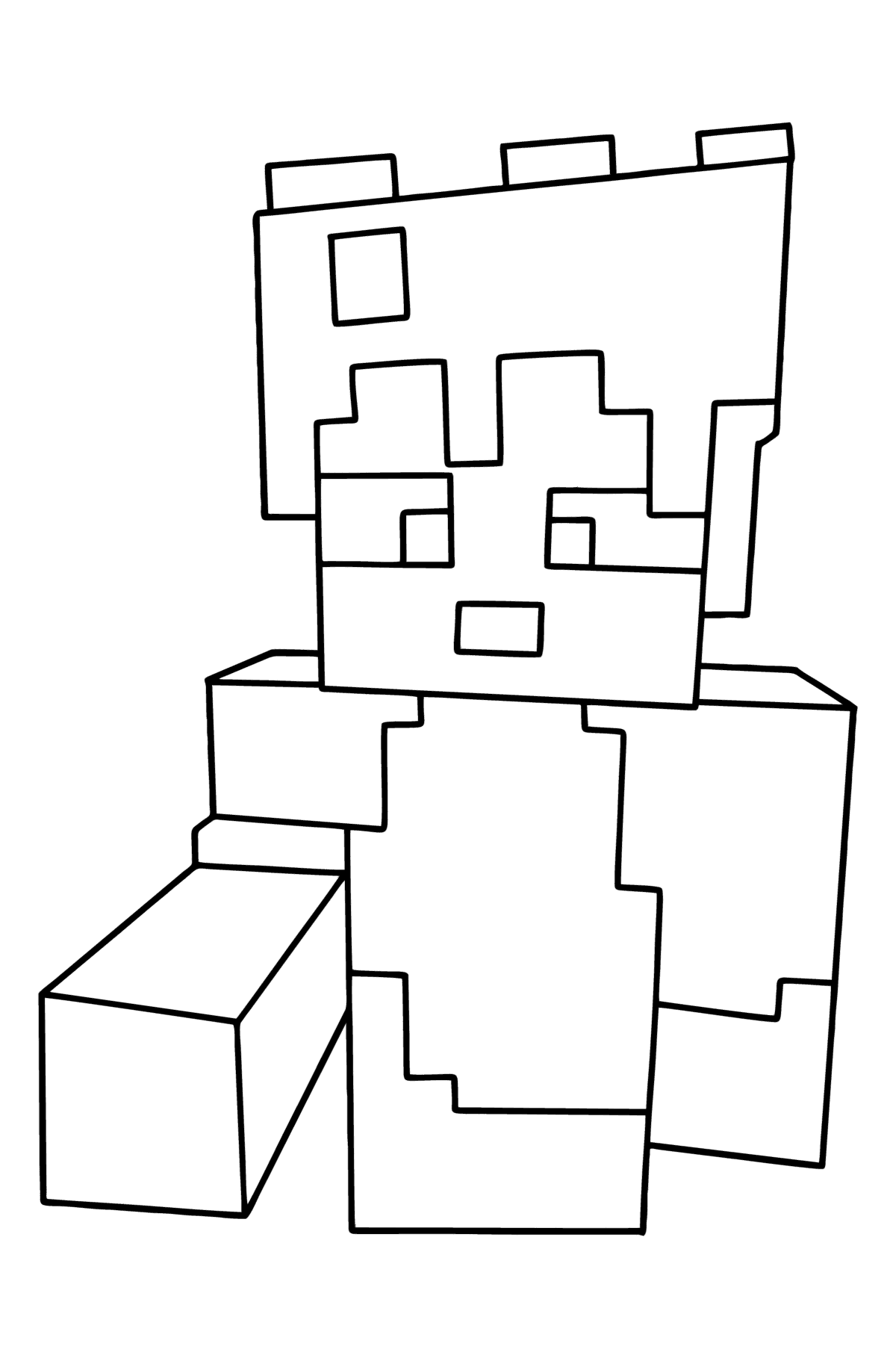 Minecraft Stampy Colouring Page Online And Print For Free