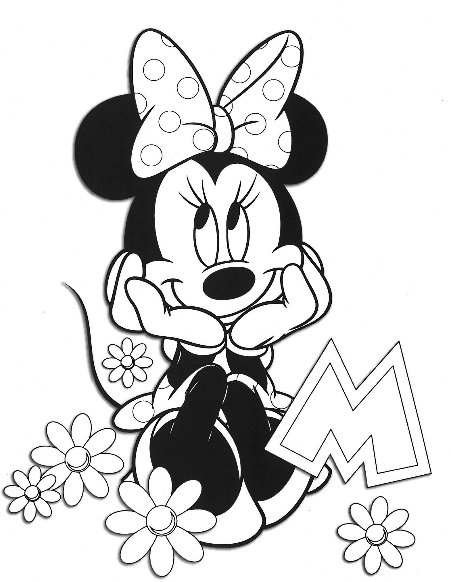 Mini Coloriage Dessins Colorier Minnie Mouse Coloring Pages 283249 Images And Photos Finder