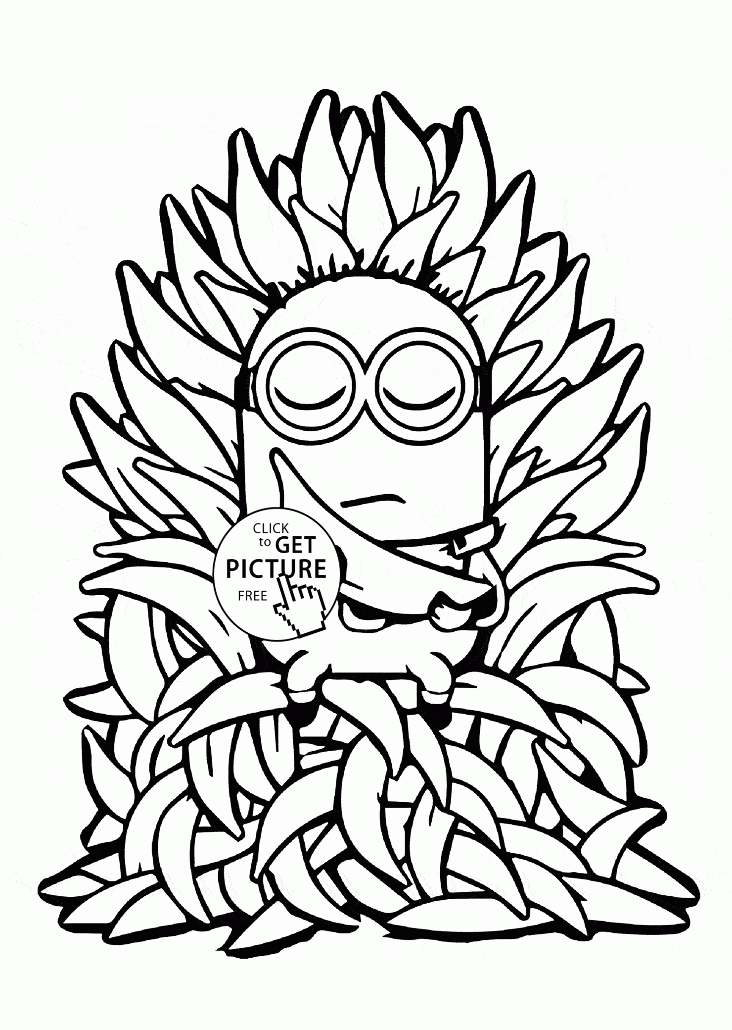 Minion Coloring Pages Free