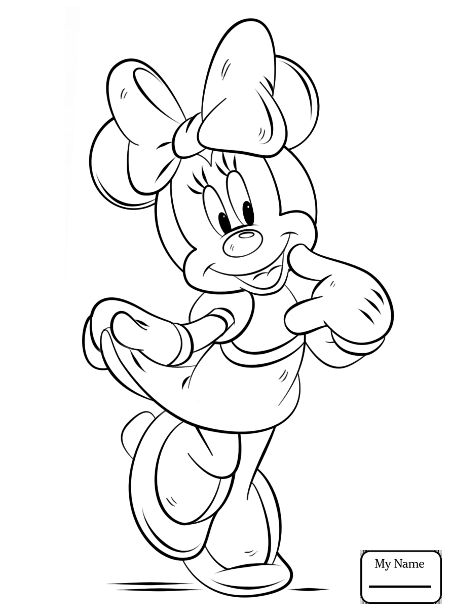 Minnie Mouse Bowtique Pages Coloring Pages