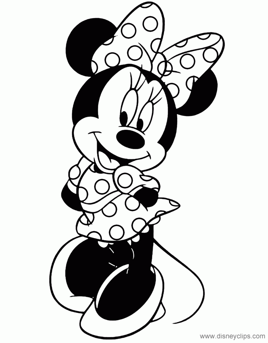 Coloring Pages Minnie Mouse