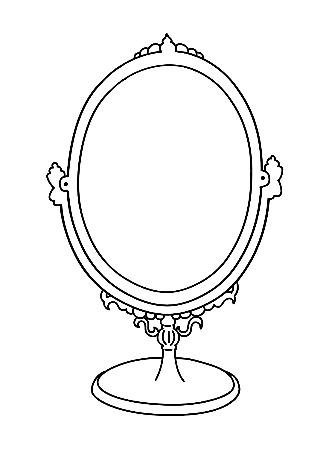 Mirror Coloring Page