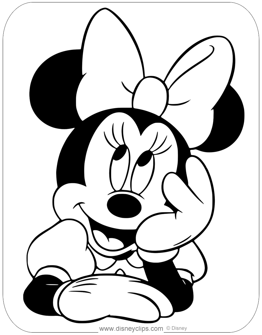Misc Minnie Mouse Coloring Pages 6 Disneyclips