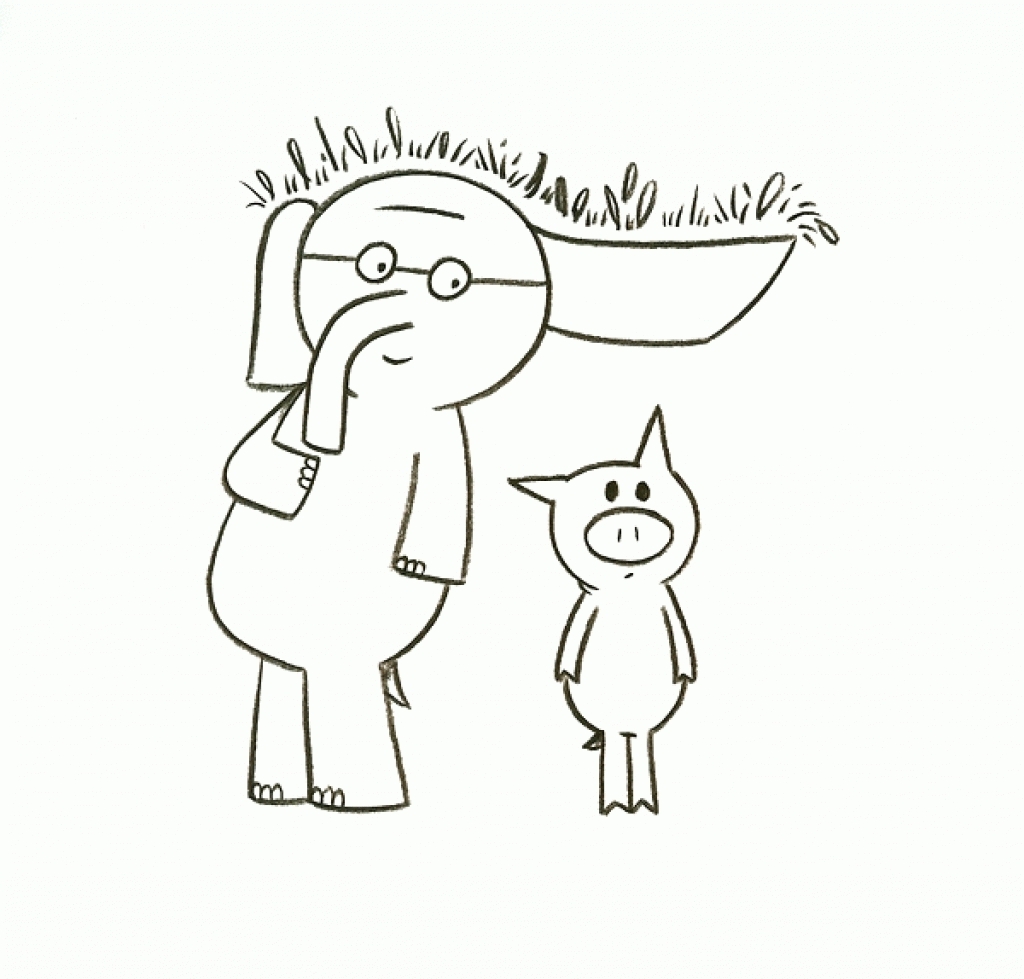 Mo Willems Pigeon Coloring Page Rosas Froopped