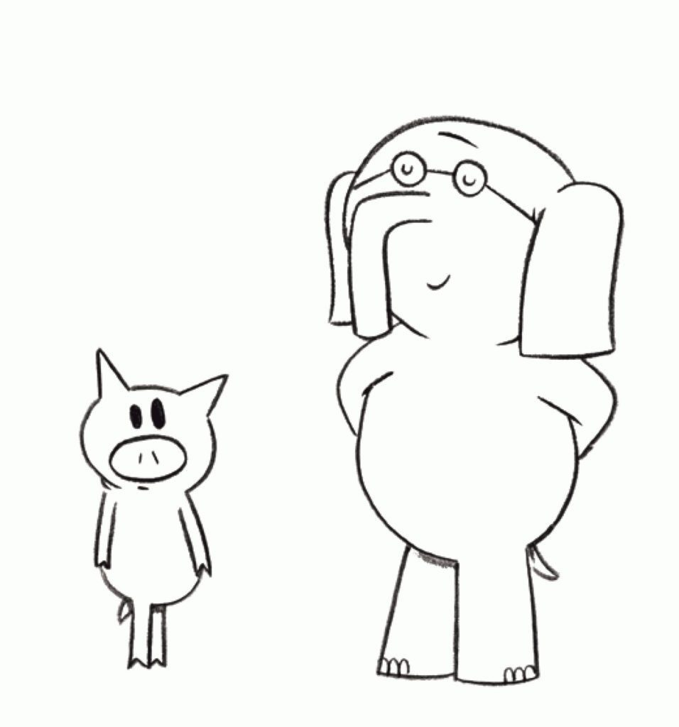 Mo Willems Pigeon Coloring Page Sketch Coloring Page