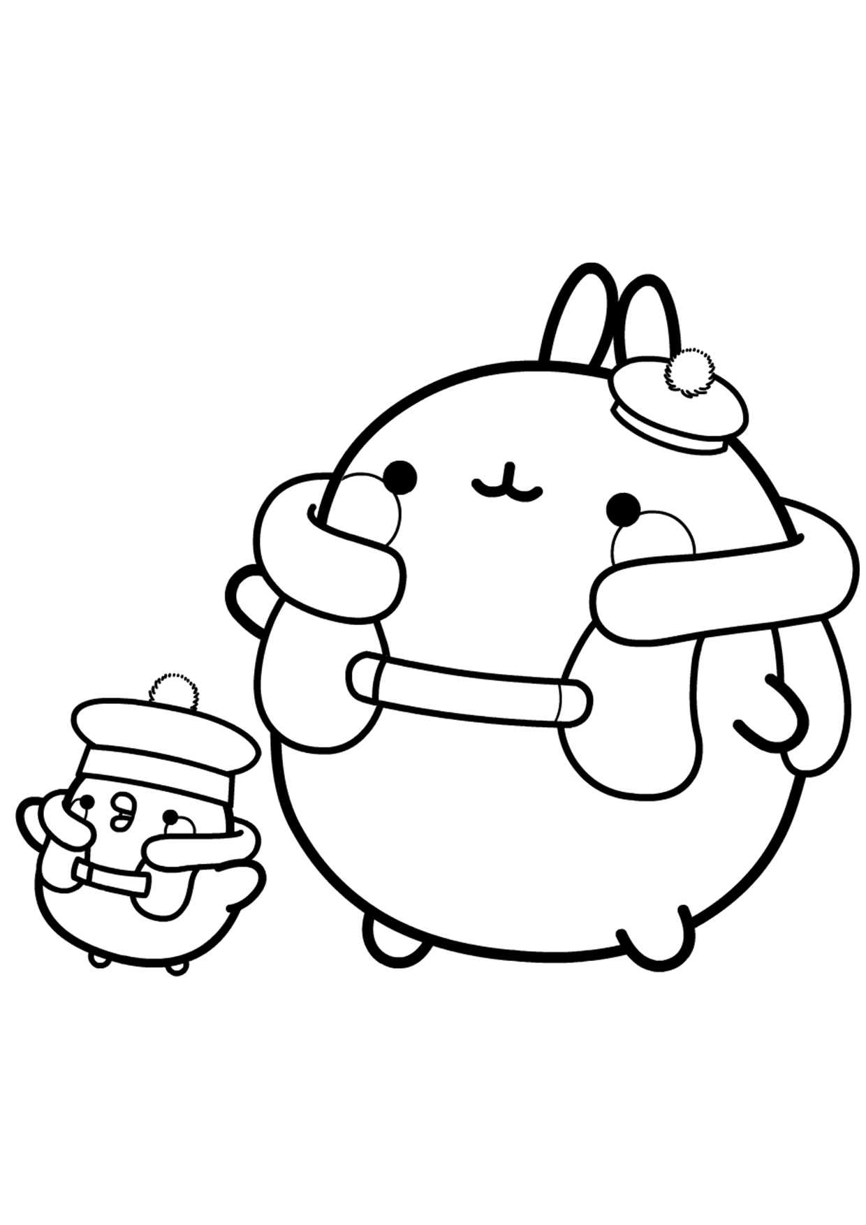 Molang Coloring Pages