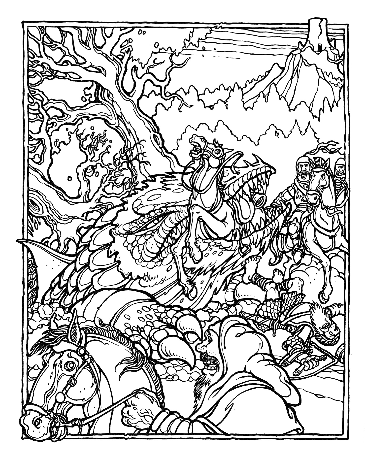 Dnd Coloring Pages