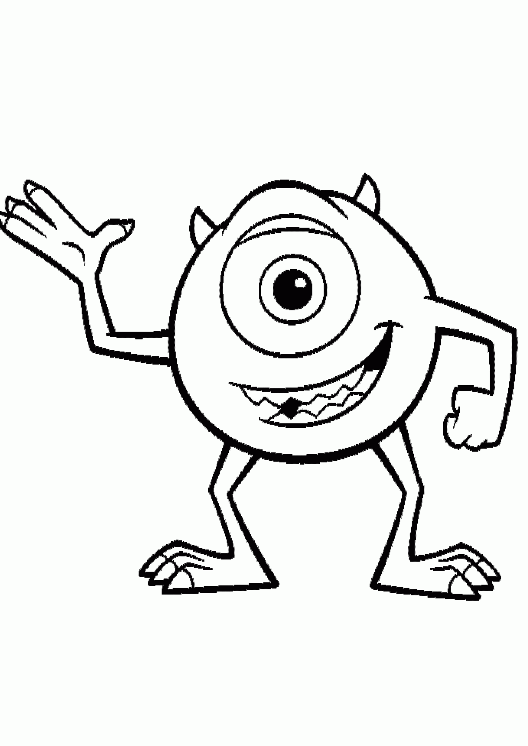 Monsters Inc. Coloring Pages