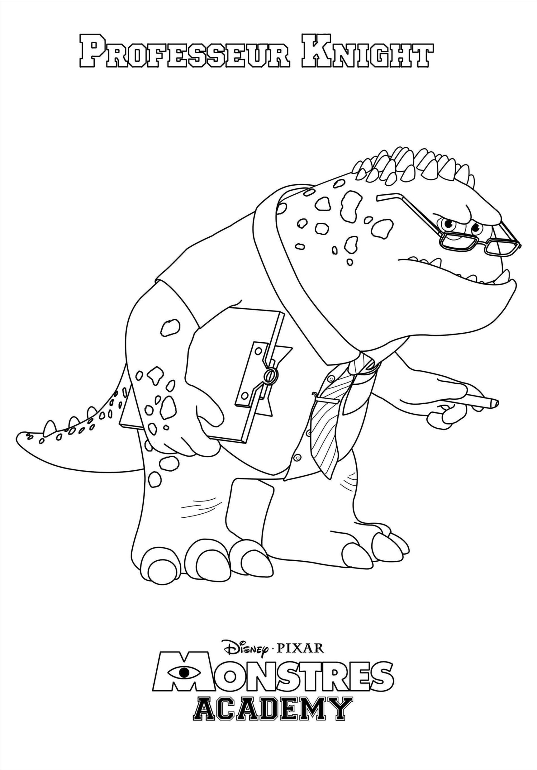 Monsters University Characters Coloring Pages At GetDrawings Free Download