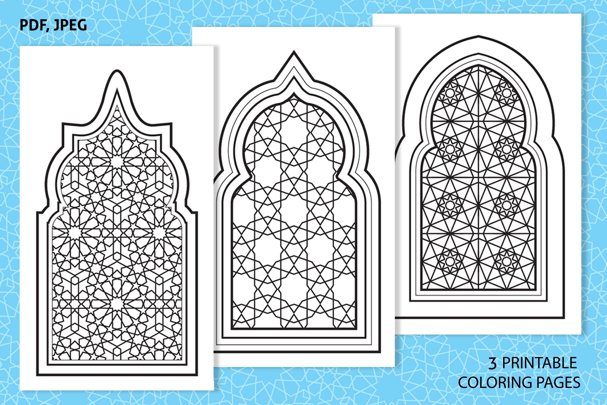 Morocco Flag Coloring Page