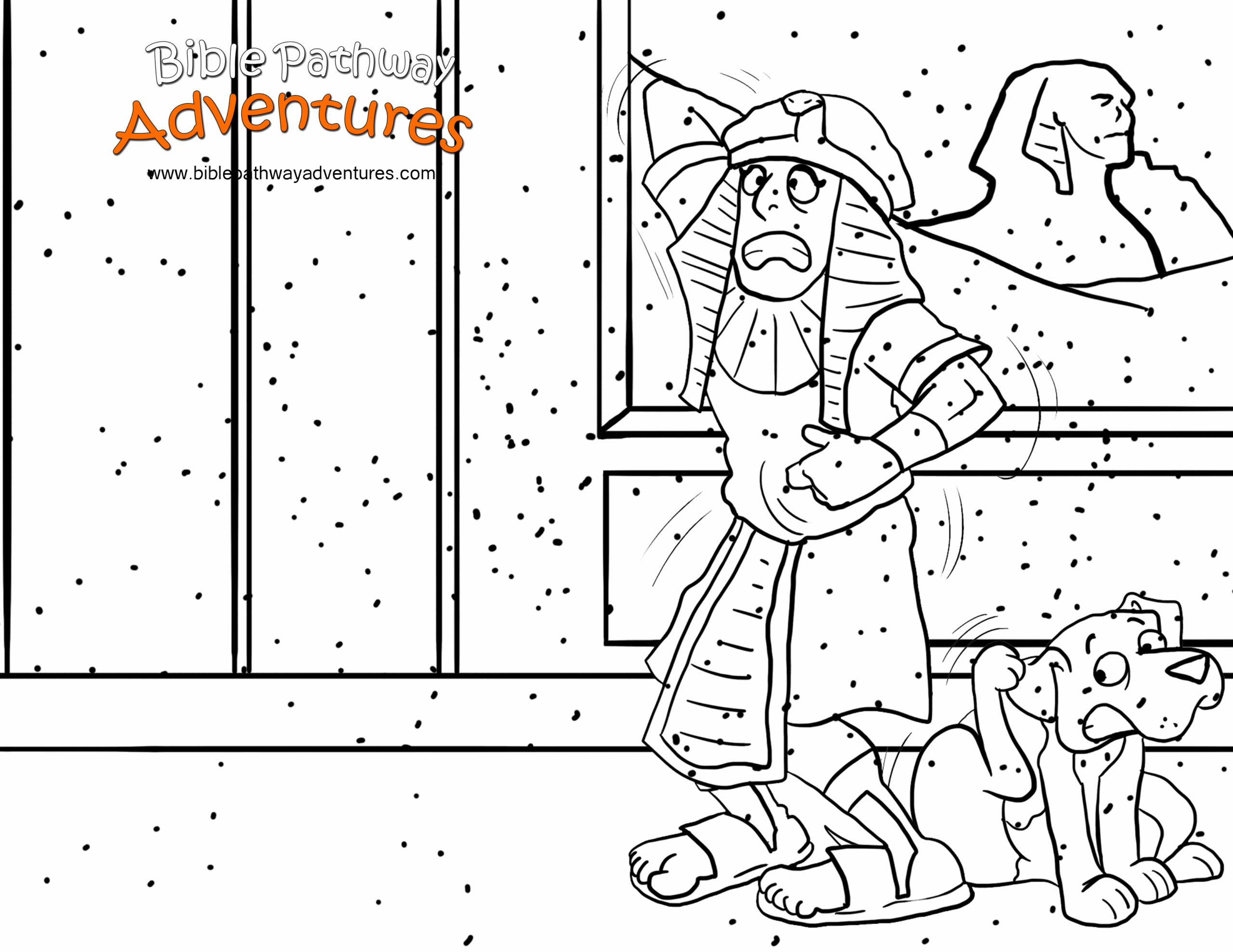 Moses And The Plagues Coloring Pages