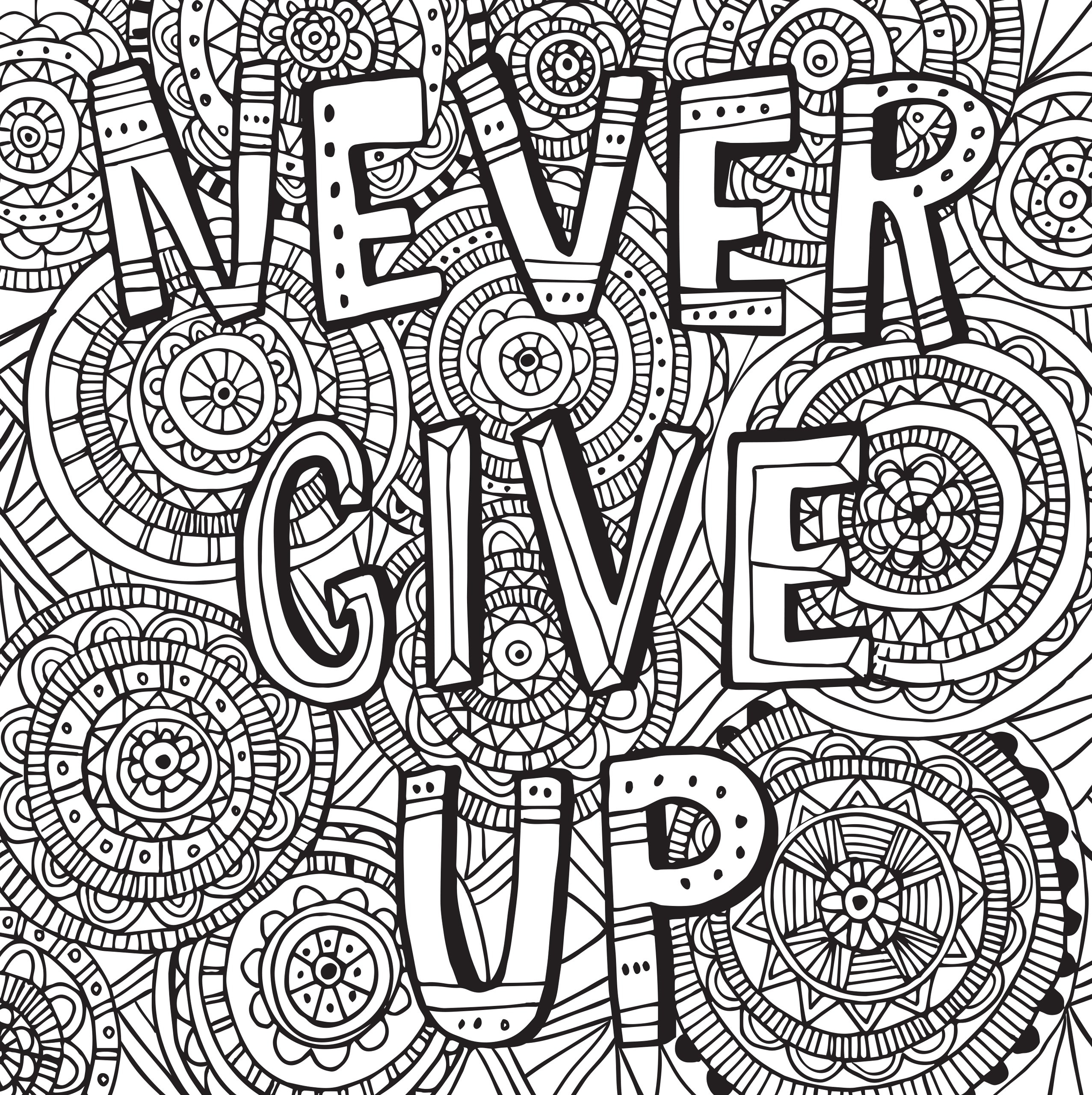 Motivational Coloring Pages For Adults