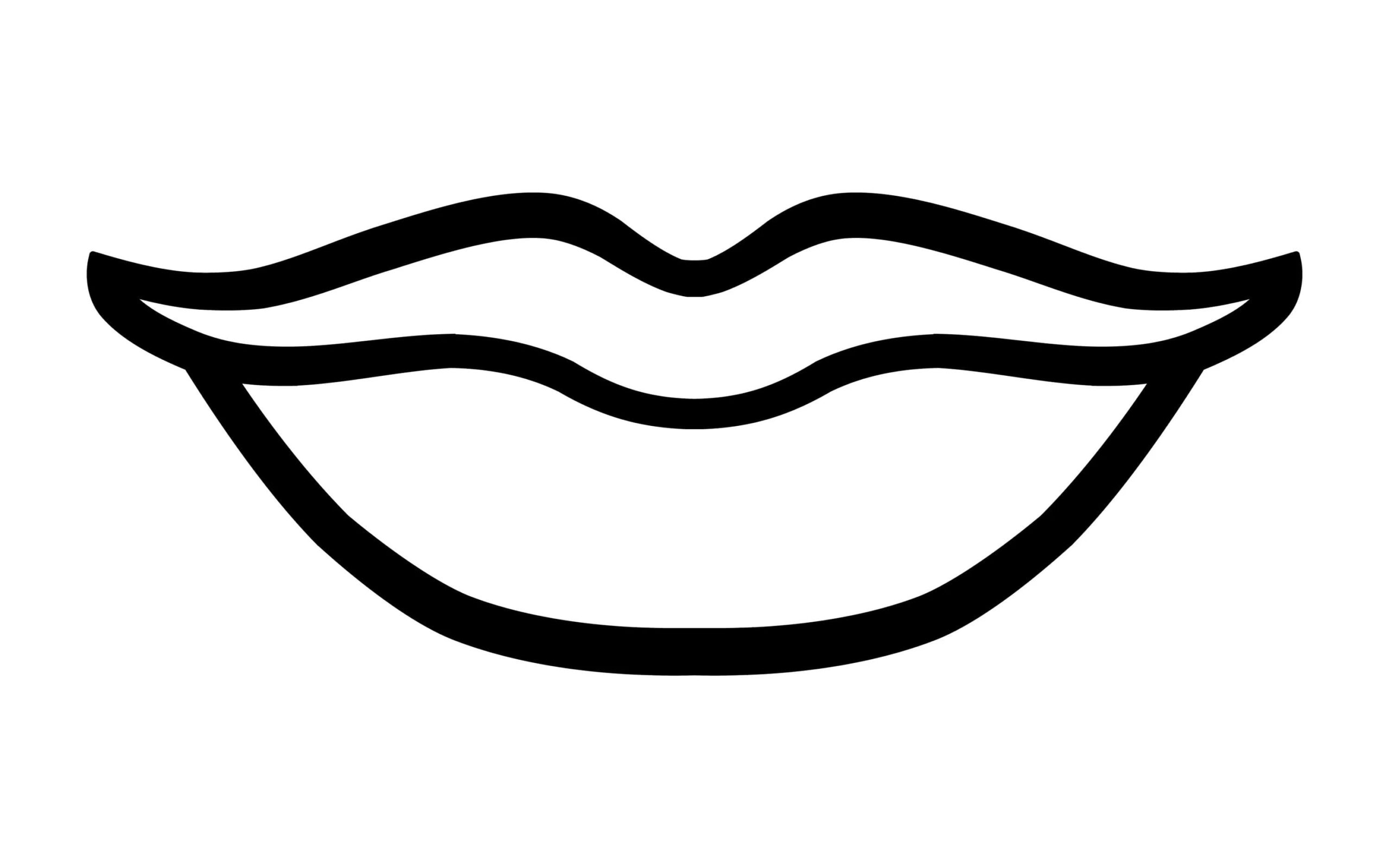 Lips Coloring Pages