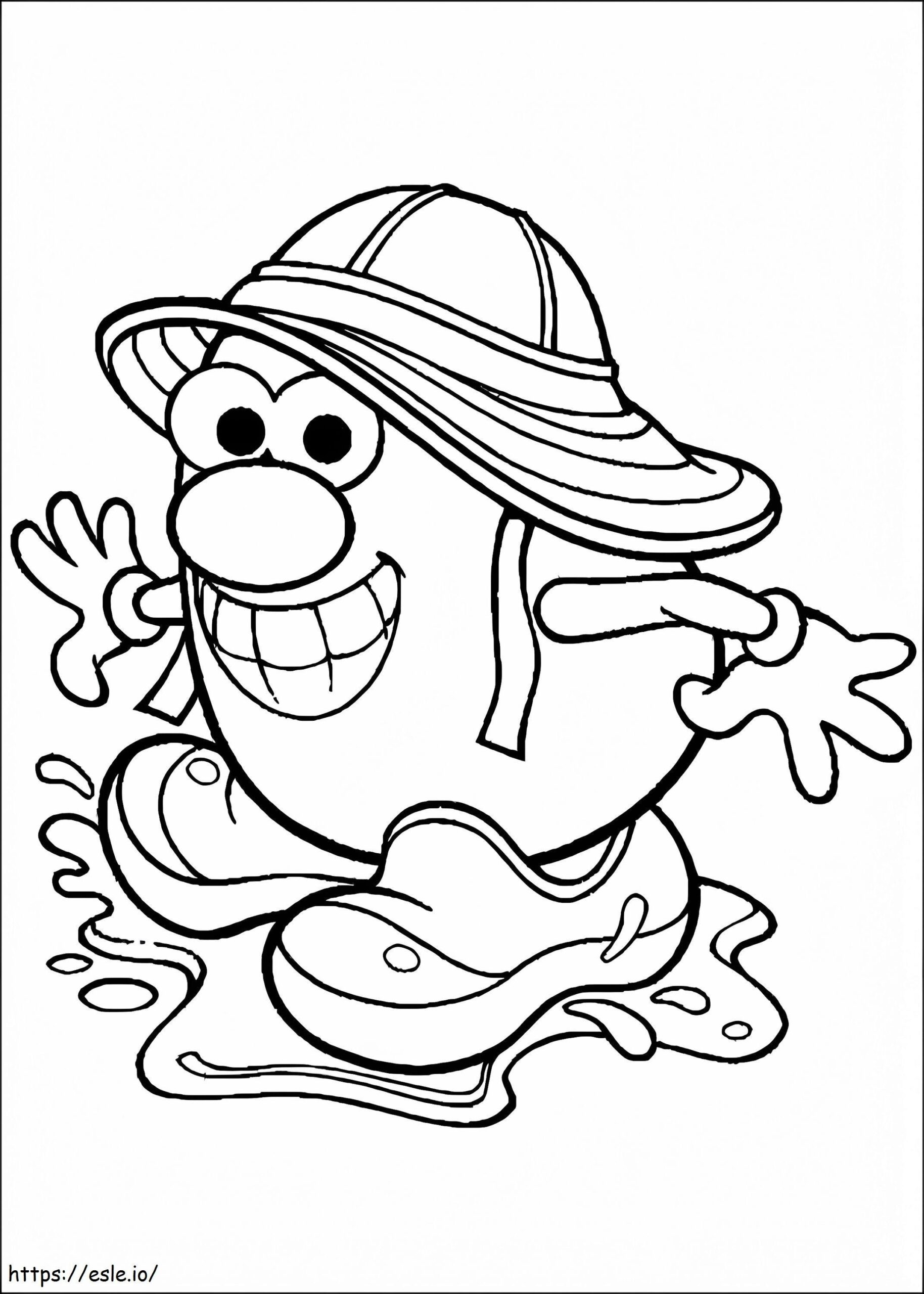 Mr Potato Head 1 Coloring Page