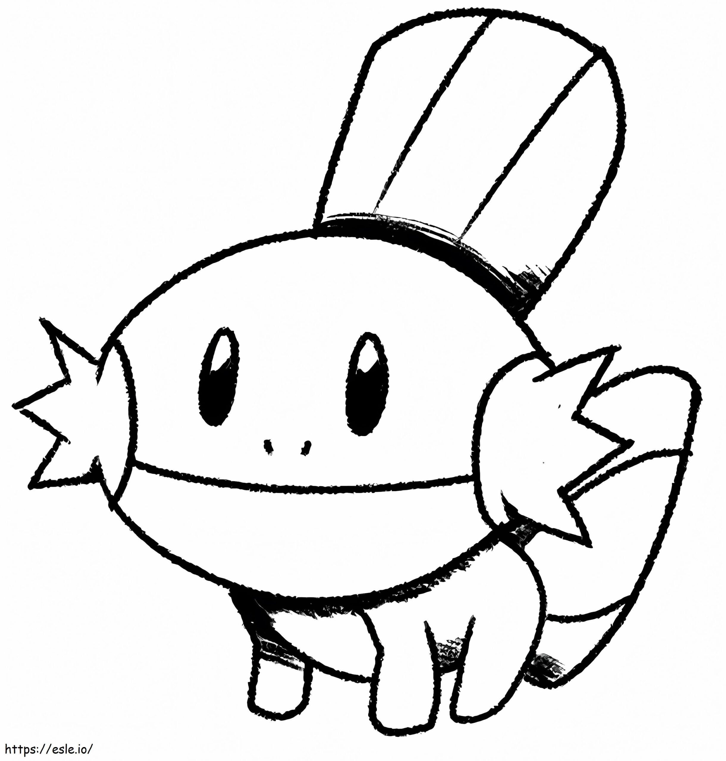 Mudkip Coloring Page