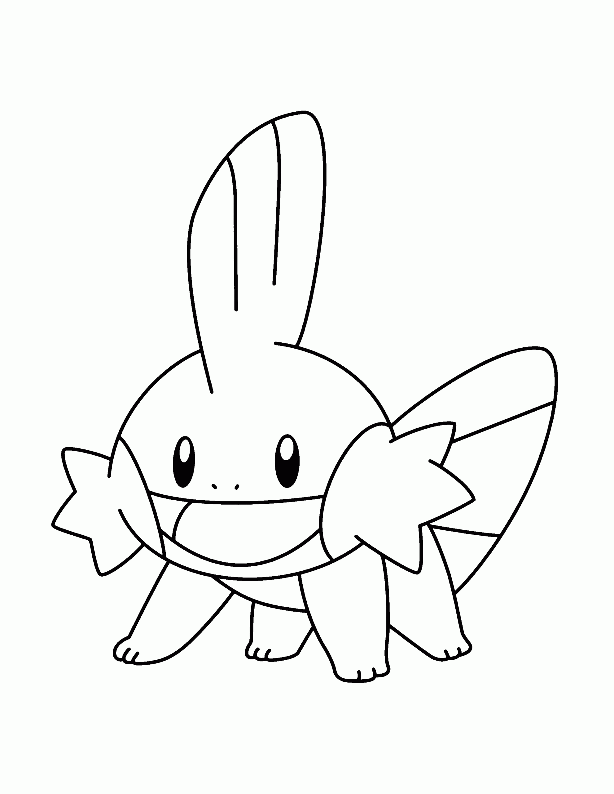 Mudkip Pages Coloring Pages