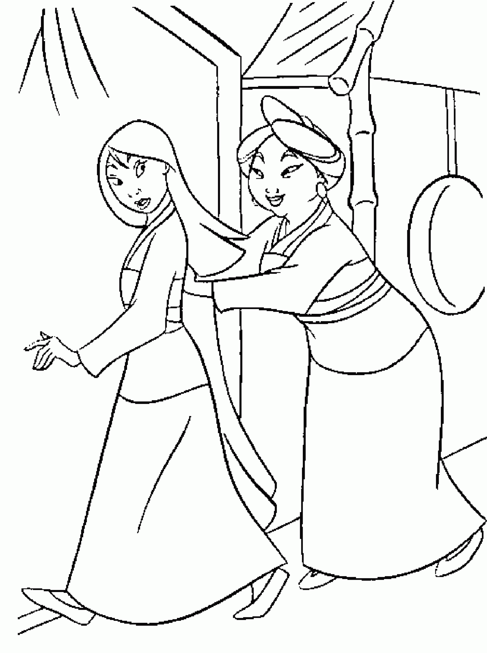 Mulan Coloring Pages To Download And Print For Free