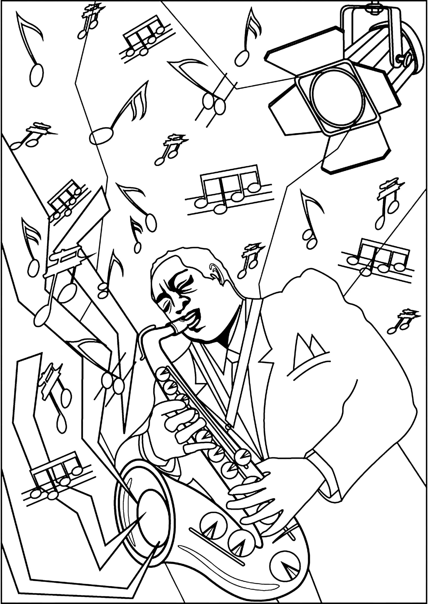 Musical Coloring Pages
