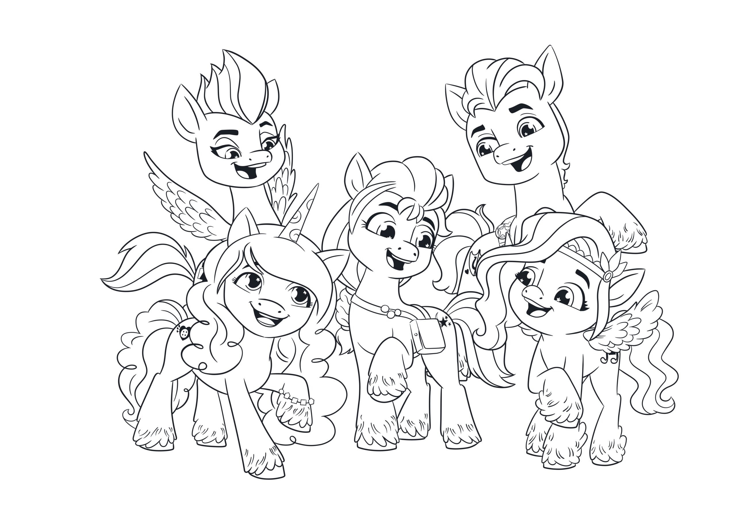 My Little Pony A New Generation Movie Coloring Pages YouLoveIt