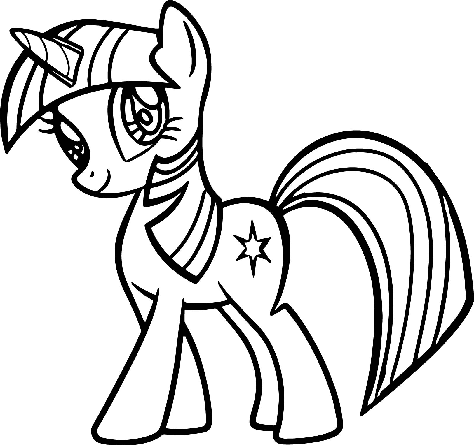 My Little Pony Coloring Pages Twilight Sparkle At GetColorings Free Printable Colorings