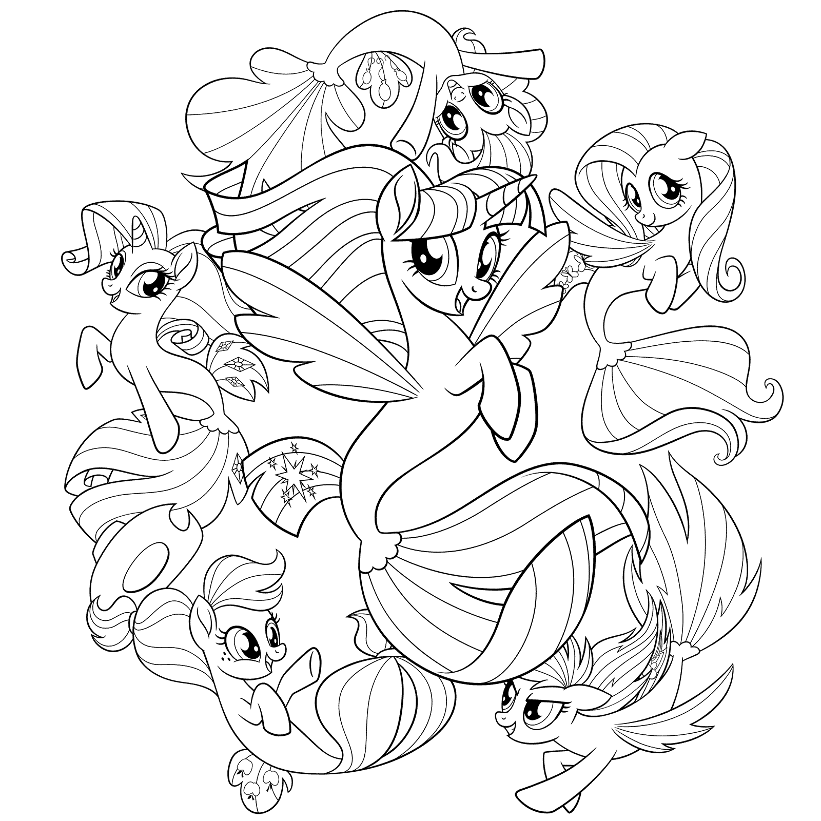 Mlp Movie Coloring Pages