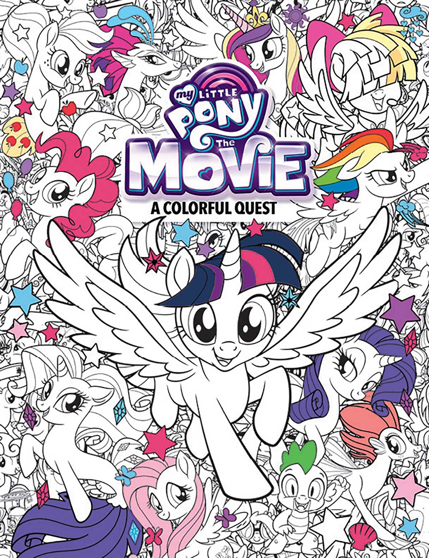 My Little Pony The Movie Coloring Book Book By Robin Hoffman Official Publisher Page