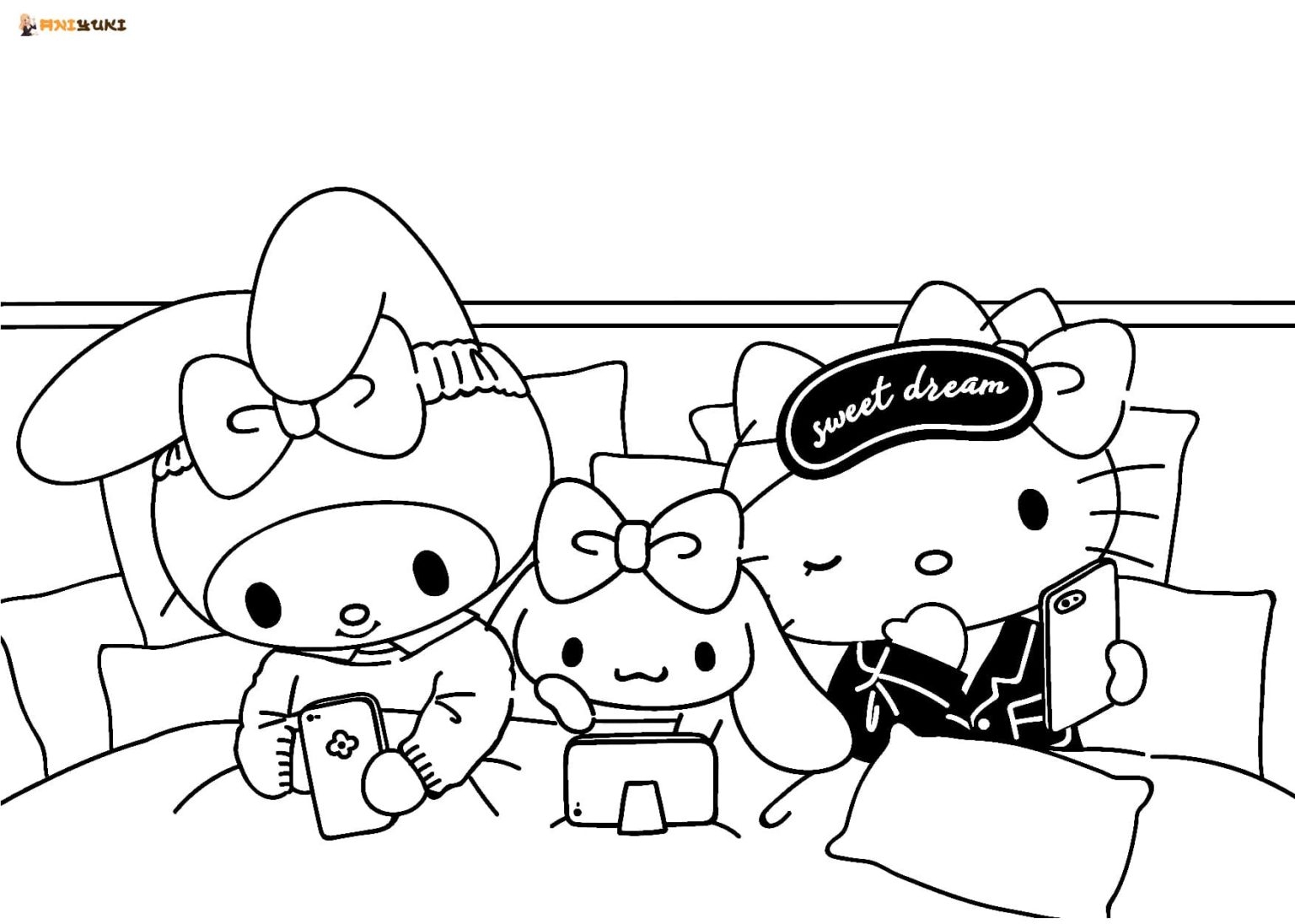 My Melody Coloring Pages