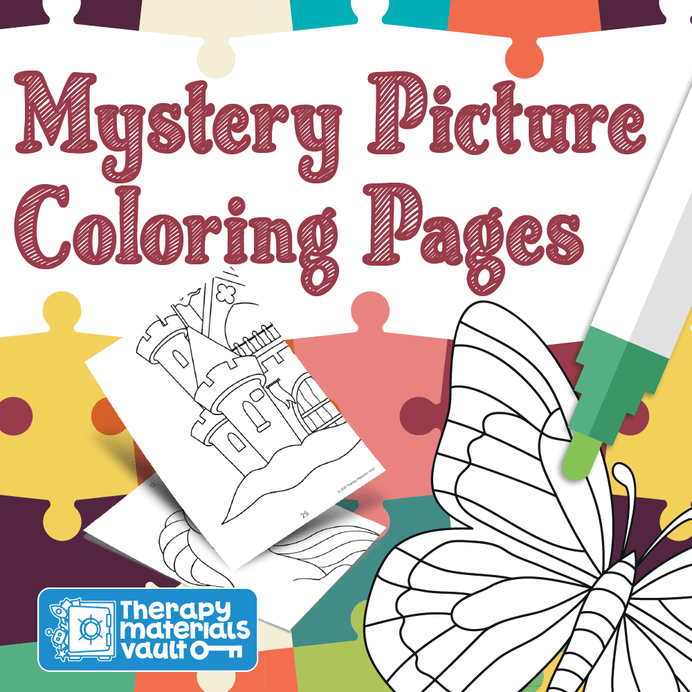 Mystery Picture Coloring Pages TMV