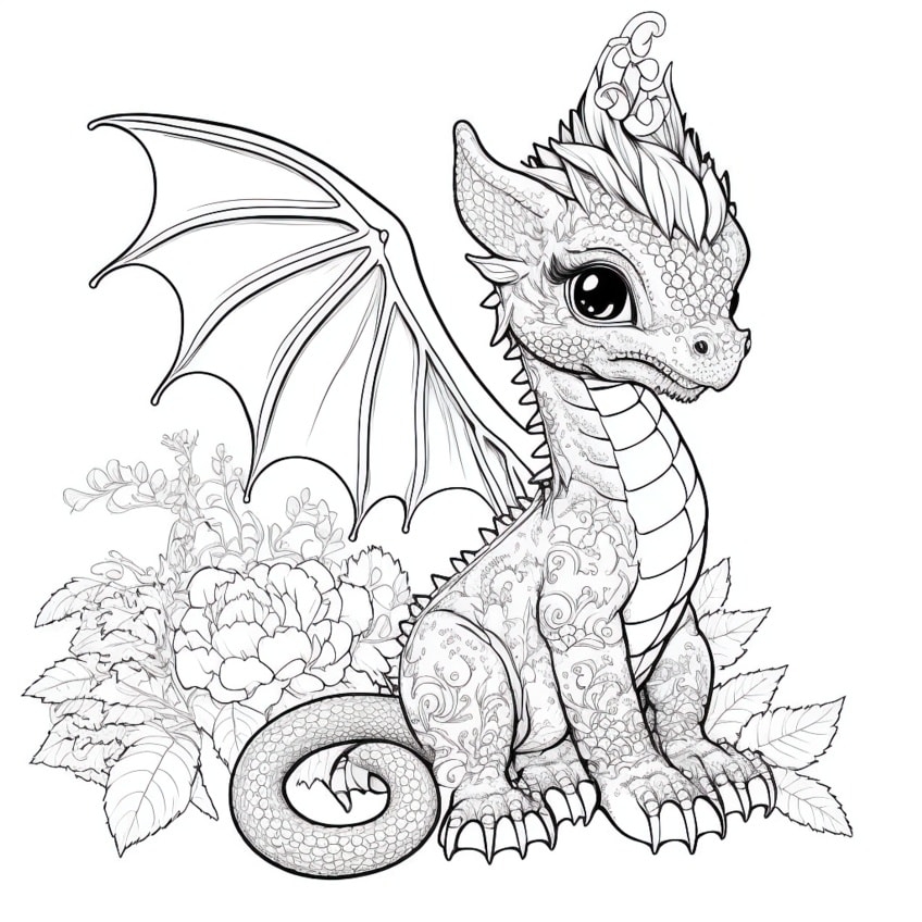 Mythical Creatures Coloring Pages To Print