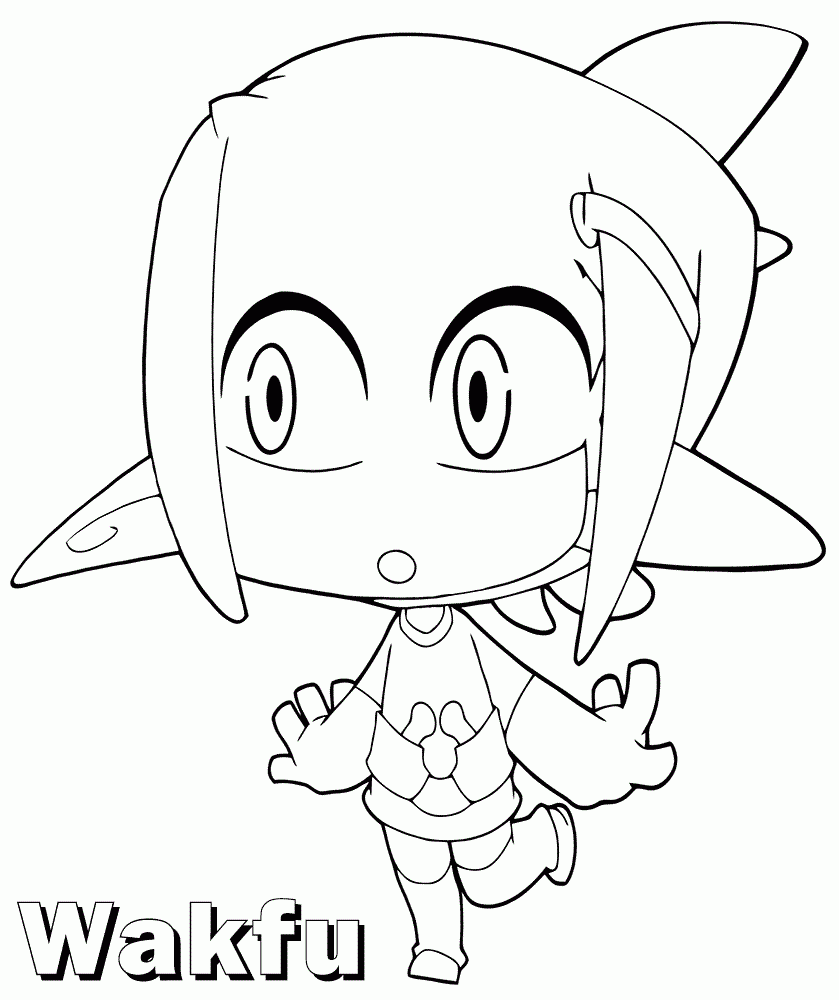 Naive Wakfu Coloring Page Free Printable Coloring Pages For Kids