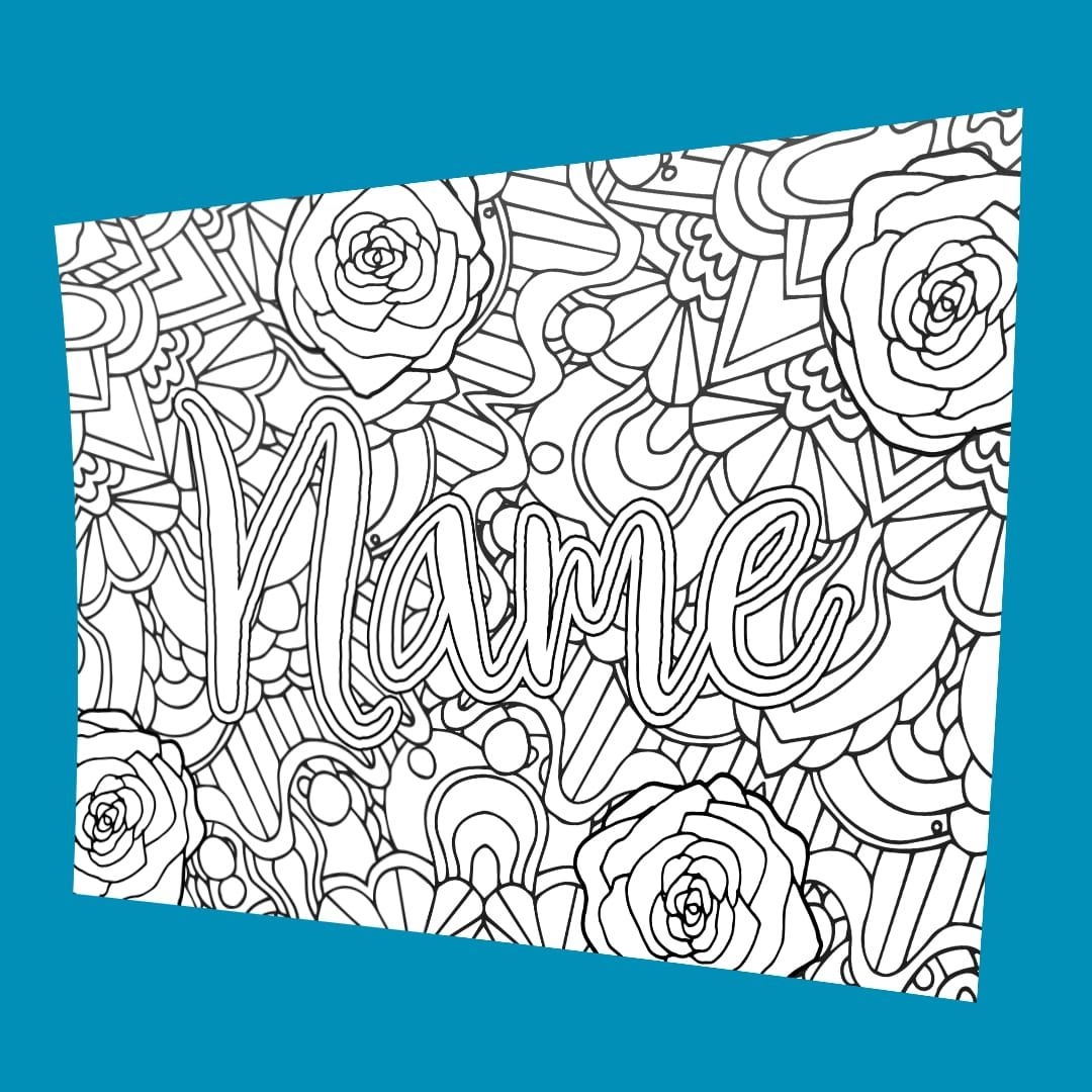 Name Coloring Page Maker Coloringpagec