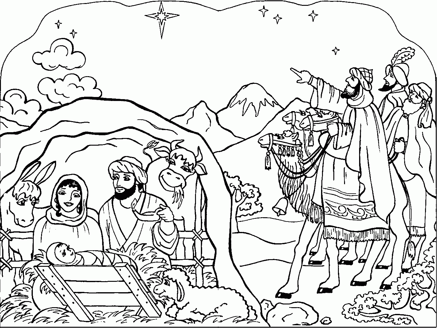 Nativity Angel Coloring Page Nativity Coloring Jesus Coloring Pages Christmas Coloring Sheets