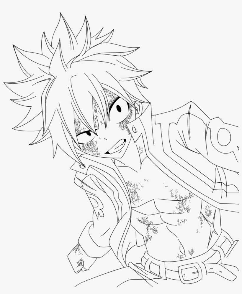 Natsu Dragneel Coloring Pages Fairy Tail Natsu Dragneel Coloring Pages 1500x2057 PNG