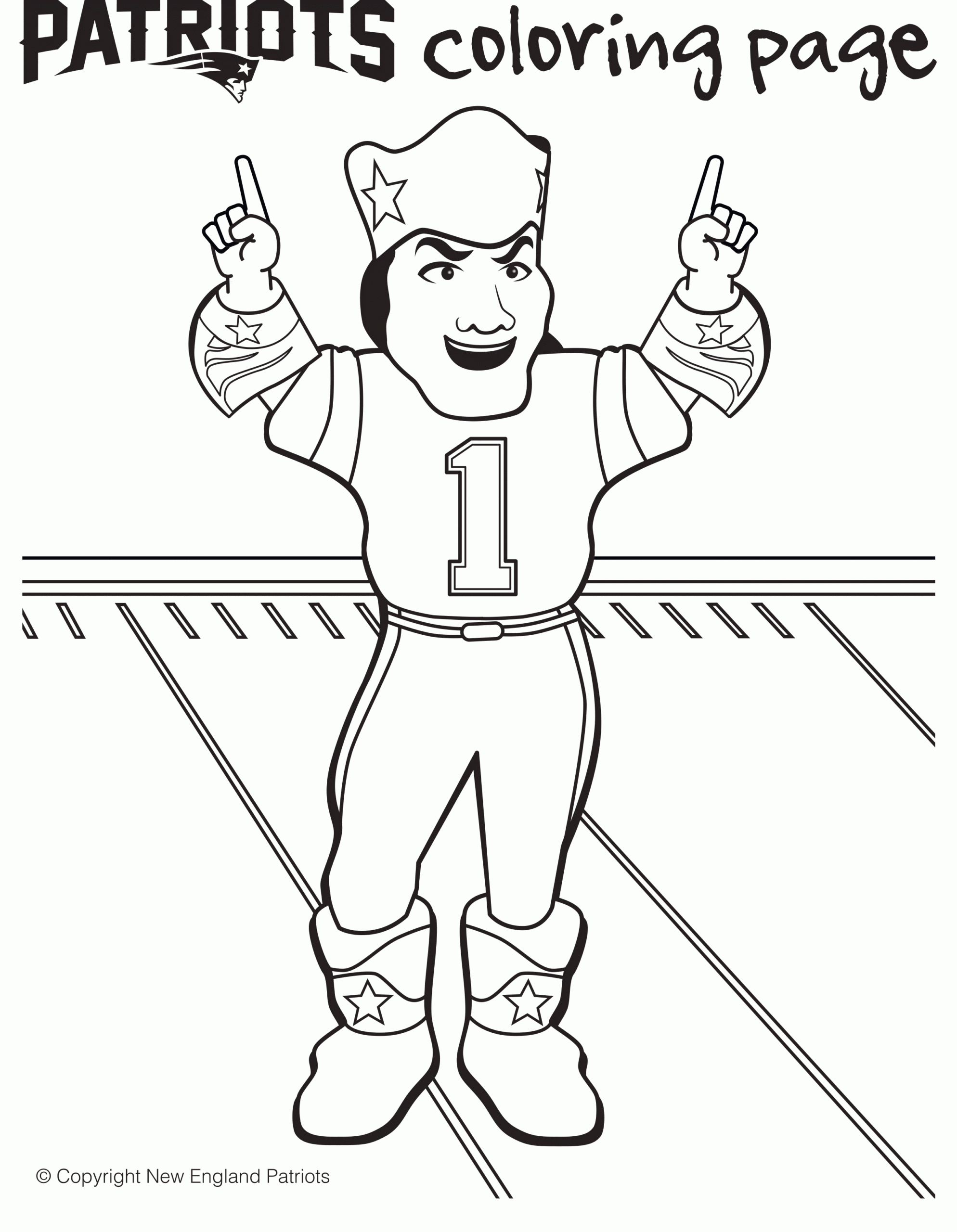 New England Patriots Coloring Page Coloring Home