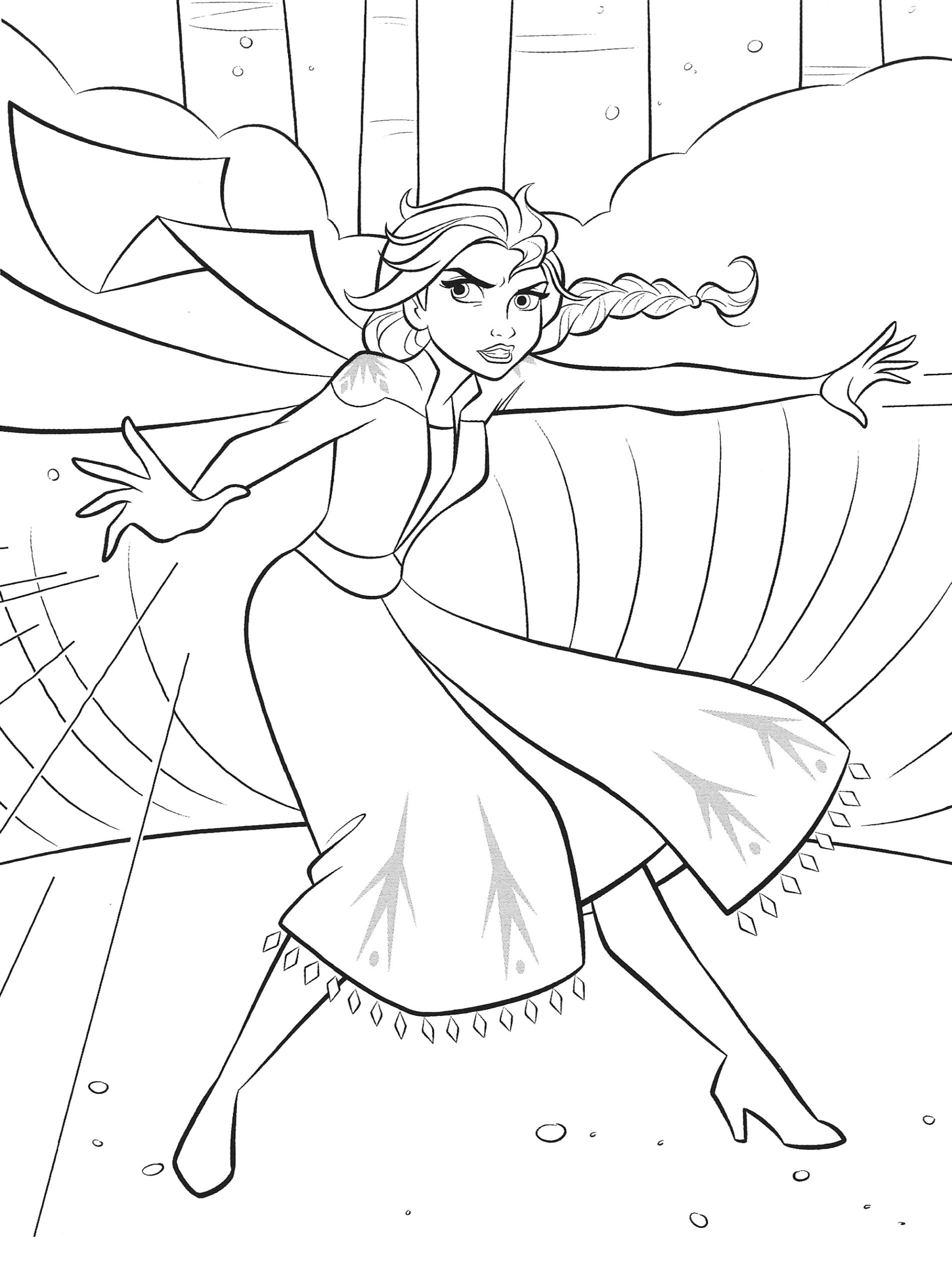 New Frozen 2 Coloring Pages With Elsa YouLoveIt