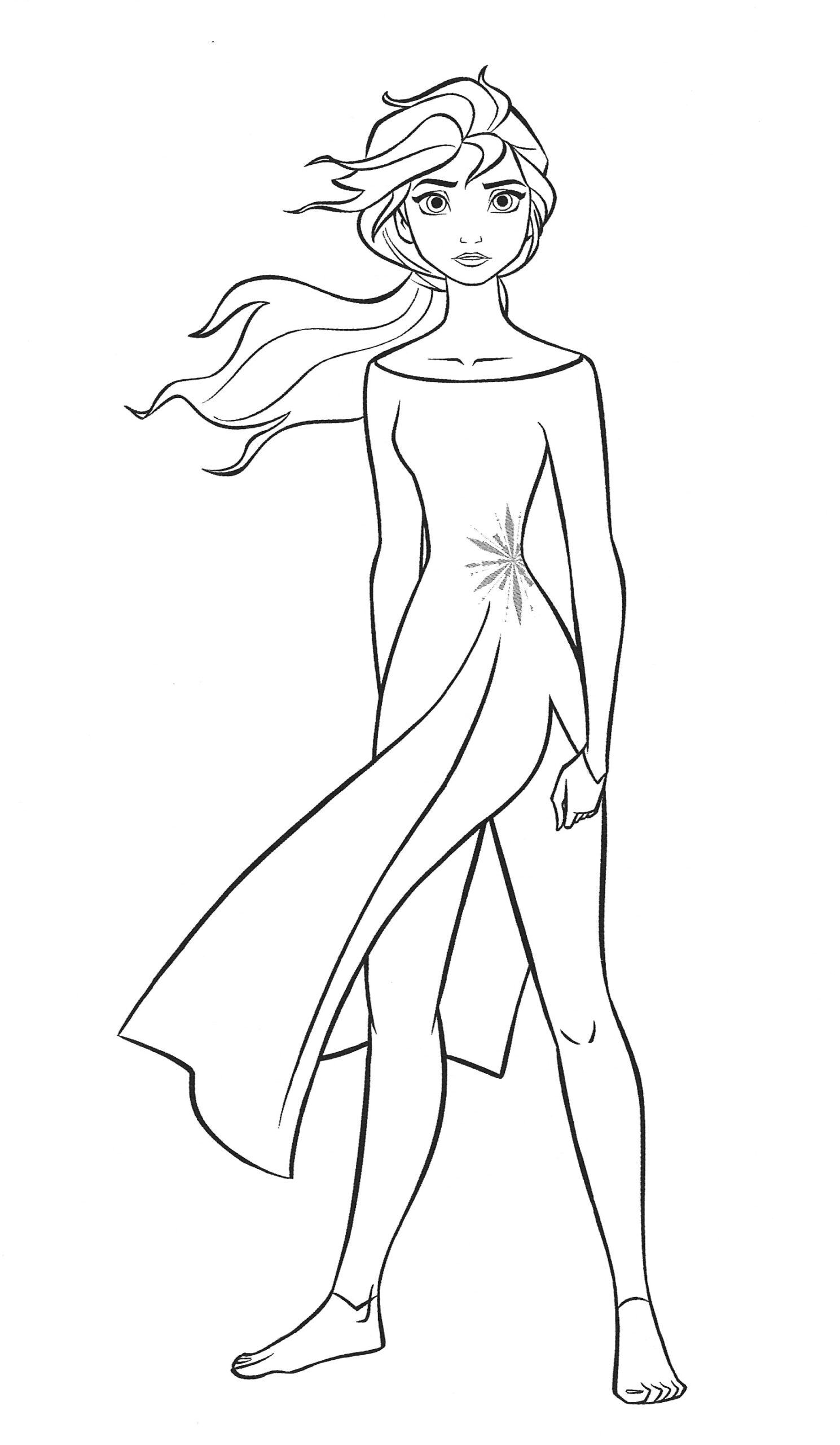 Frozen 2 Coloring Page