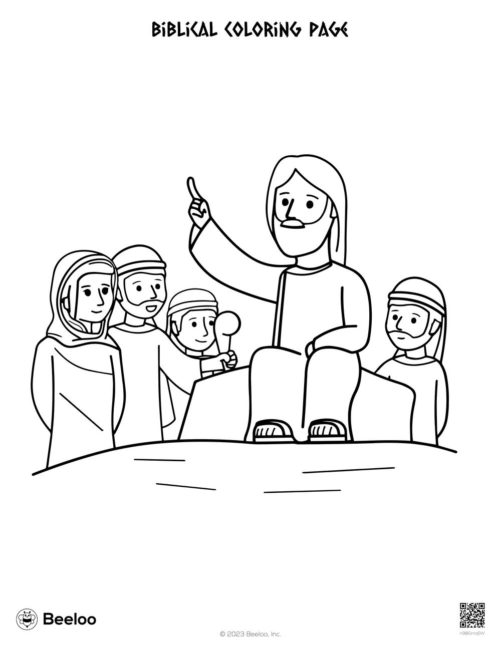 New Testament Themed Coloring Pages Beeloo Printable Crafts And Activities For Kids