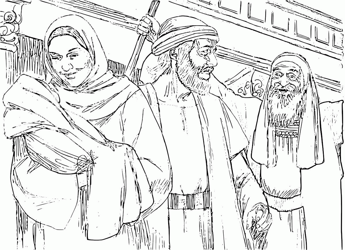 Nicodemus Coloring Page Coloring Home