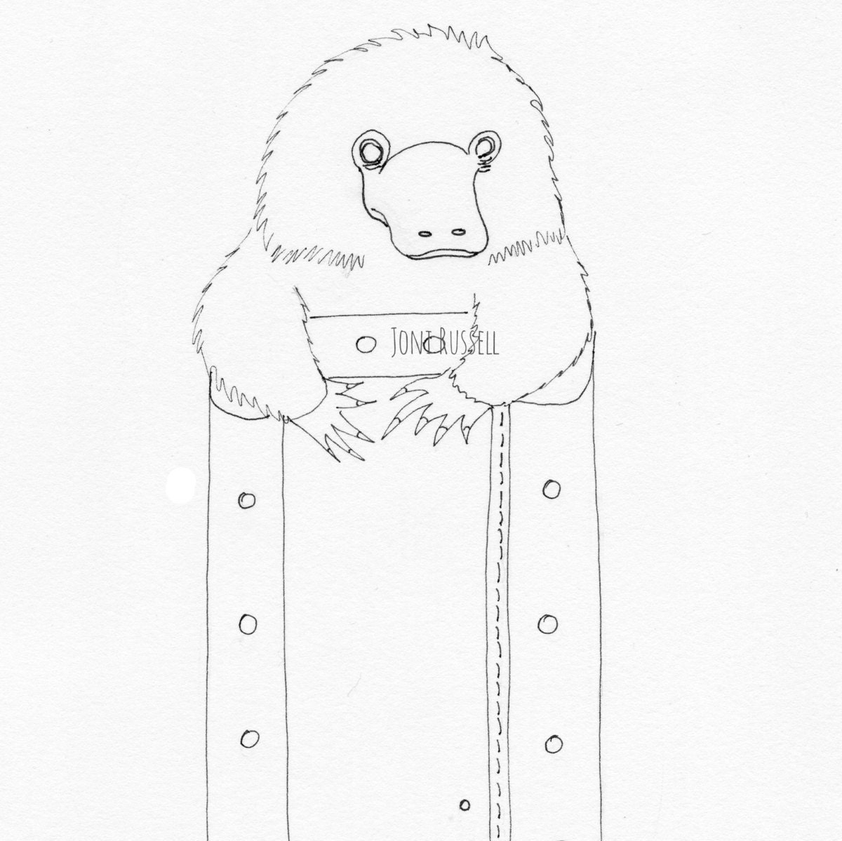 Niffler Coloring Page Coloring Pages