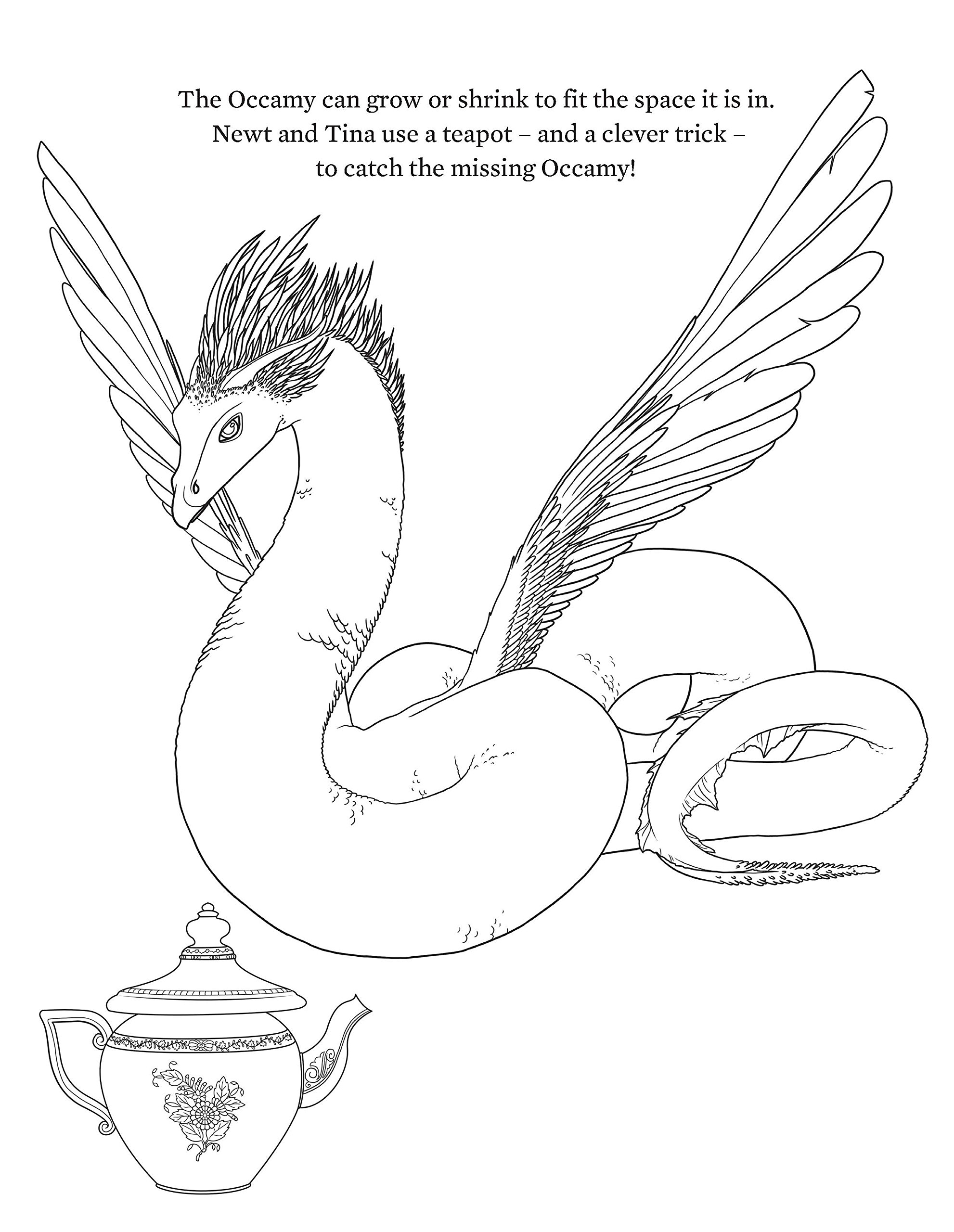 Niffler Coloring Page Coloring Pages
