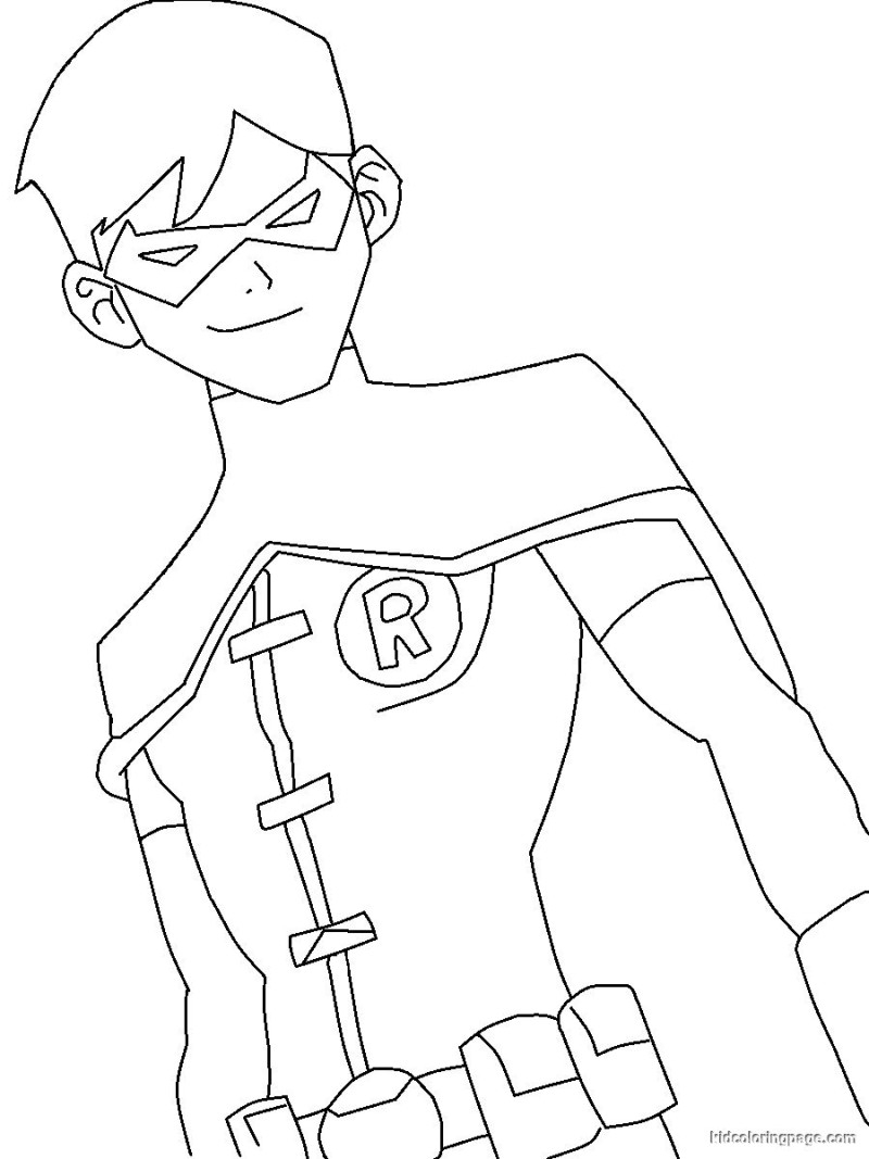 Nightwing Coloring Pages
