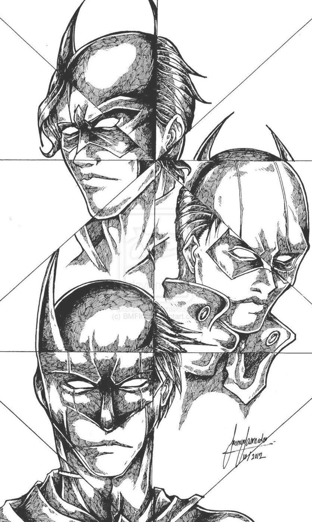 Nightwing Coloring Pages