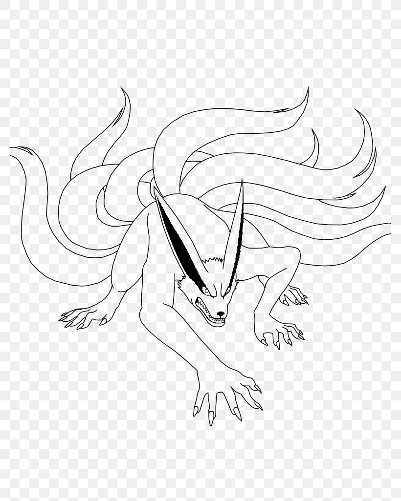 Nine Tailed Fox Coloring Pages Coloring Home