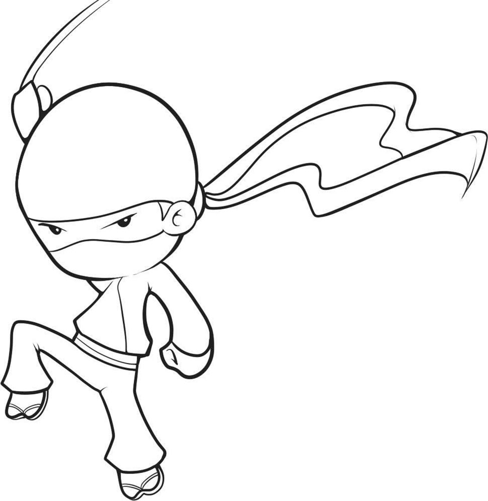 Ninja Coloring Pages