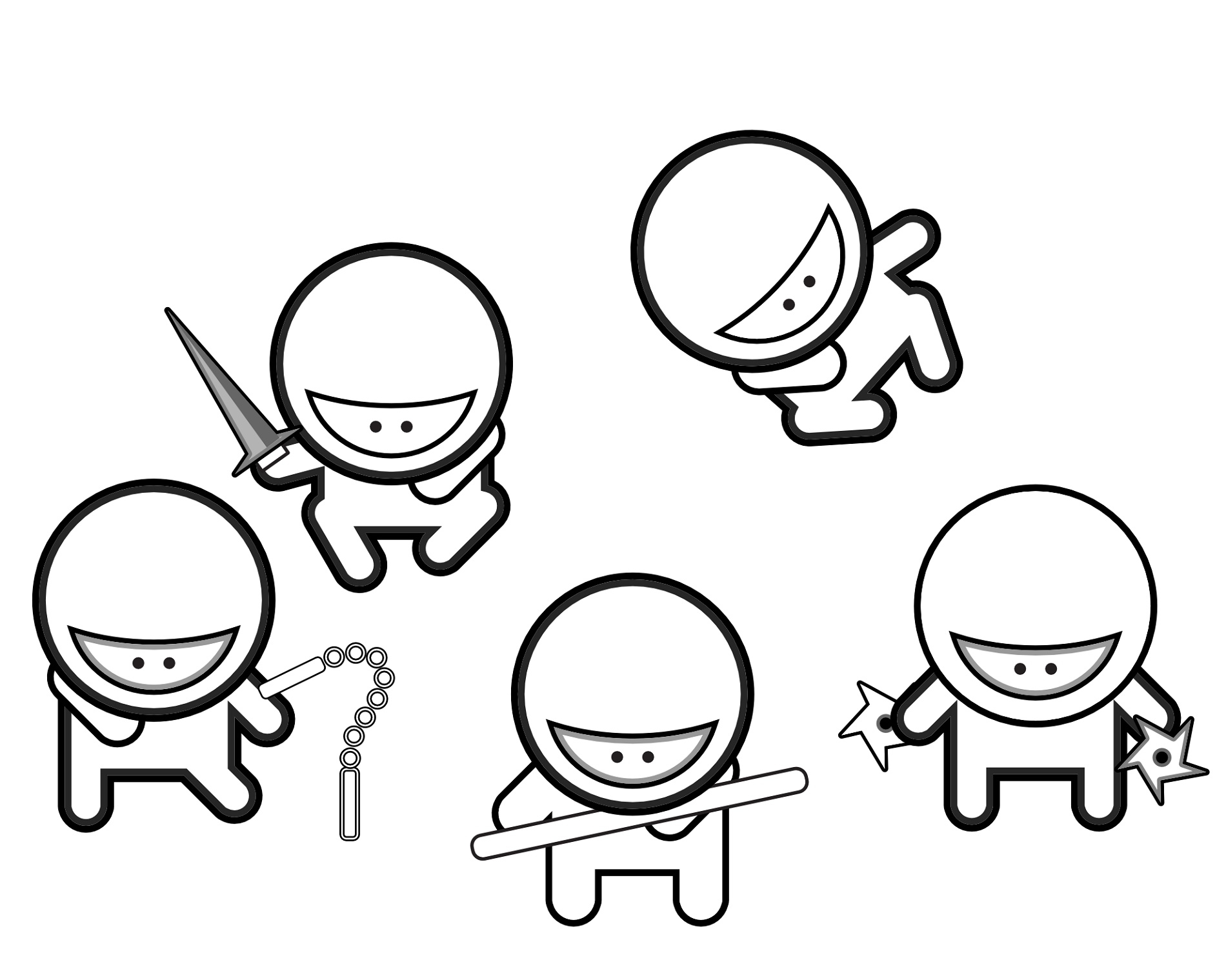 Ninja Coloring Pages For Kids Downloadable K5 Worksheets