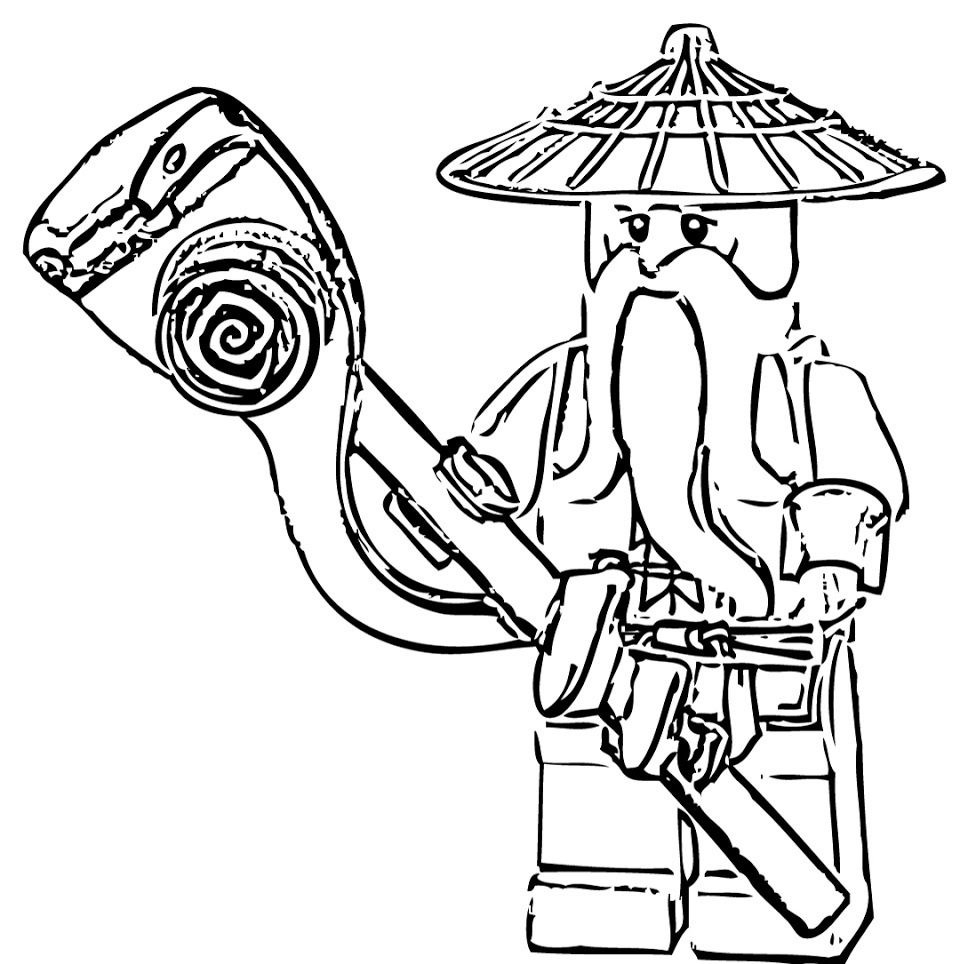 Ninjago Coloring Pages Golden Ninja At GetDrawings Free Download