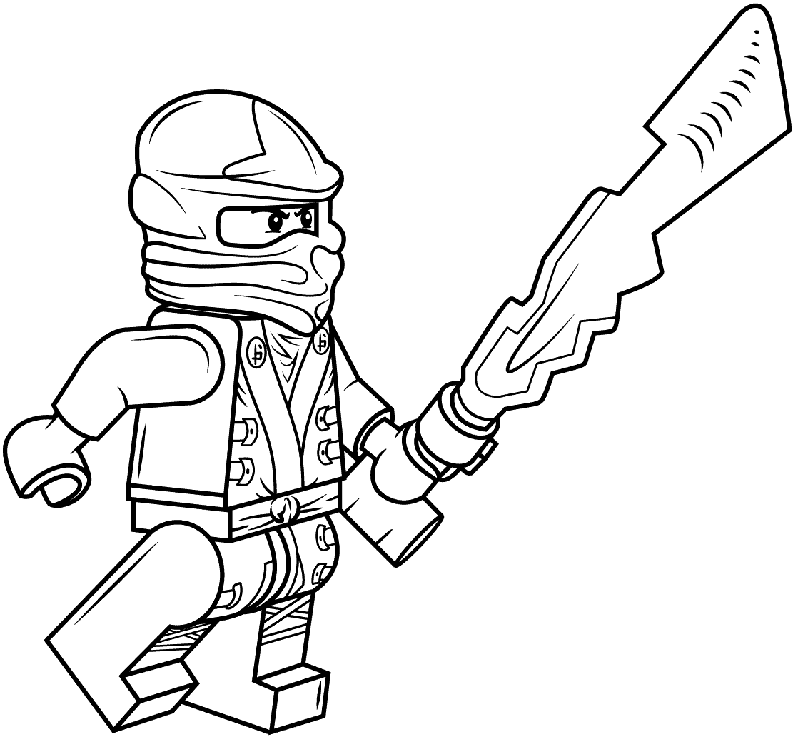 Ninjago Kimono Cole Coloring Page Free Printable Coloring Pages For Kids